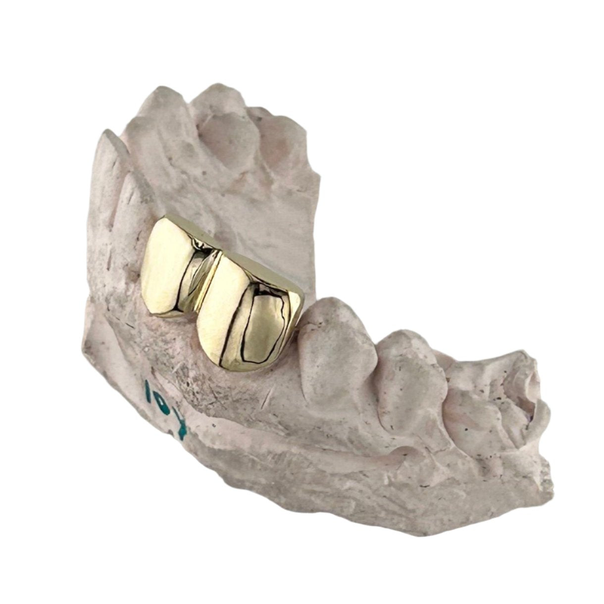 2 SOLID SILVER GRILLZ SET