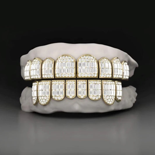 PRINCESS CUT - VVS - GRILLZ SET